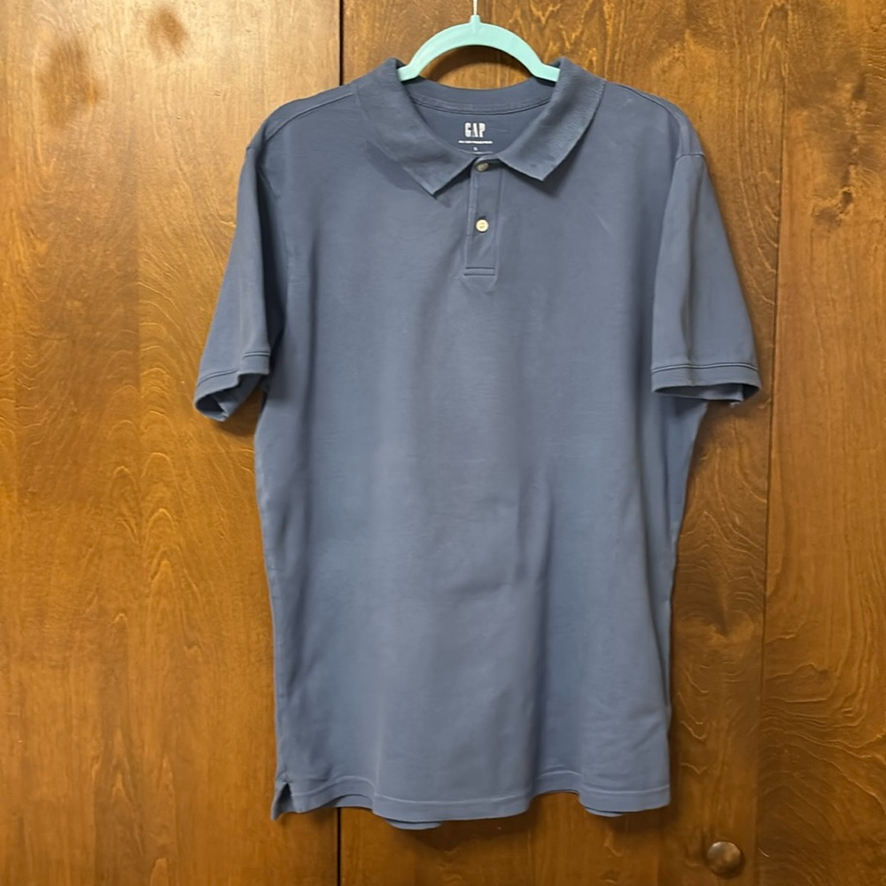 GAP Pique Polo Shirt - Large
